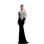 Johnathan Kayne Womens 541 Black Jersey  Prom Dresses