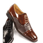 Giorgio Venturi Mens 5925 LightBrown Leather Oxford Dress Shoes