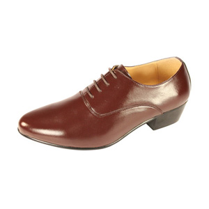 Ditalo Mens 5633 Brown Leather Oxford Dress Shoes