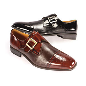 Giorgio Venturi Mens 6028 Burgundy Leather Oxford Dress Shoes