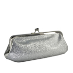 Touch Ups Womens Farah Silver Synthetic   Evening and Prom Handbags