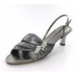 Helens Heart Womens FS-2091-1 Gun Metal Synthetic Sandals Prom and Evening Shoes
