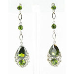 Jewelry by HH Womens JE-X001790 olive Beaded   Earrings Jewelry