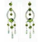 Jewelry by HH Womens JE-X001913 olive Beaded   Earrings Jewelry