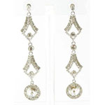 Jewelry by HH Womens JE-X002126 clear Beaded   Earrings Jewelry