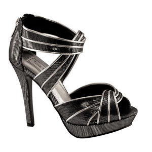 Touch Ups Womens Blair Black Satin Platforms Wedding Shoes